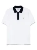 Lacoste Contrast Collar polo shirt - White