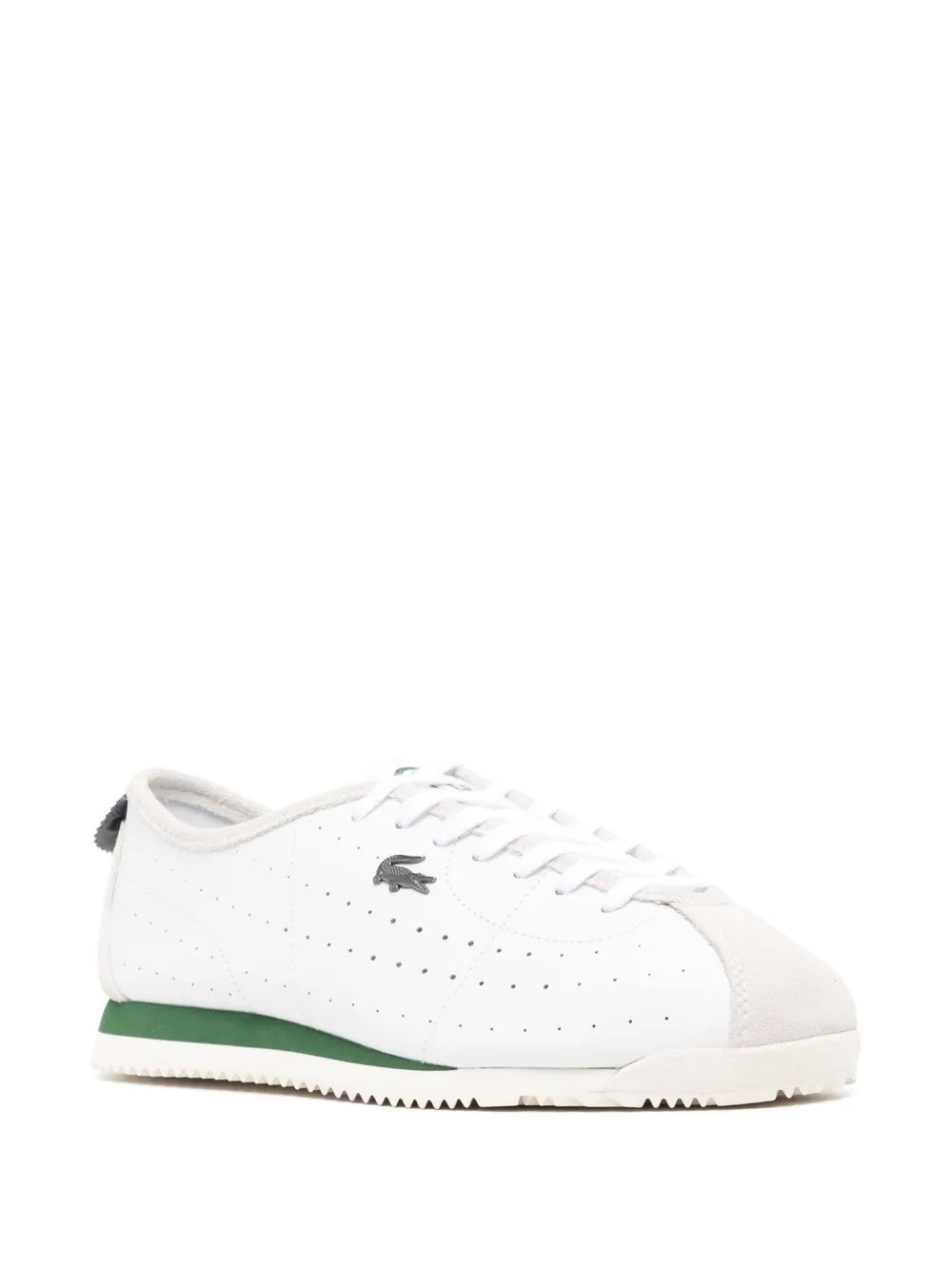 Lacoste Club-Low leren sneakers - Wit