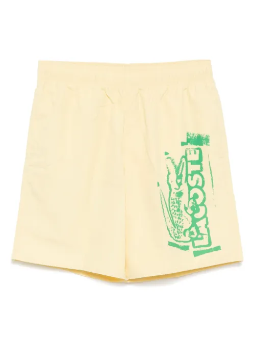 Slip de bain à logo imprimé - Lacoste - Modalova