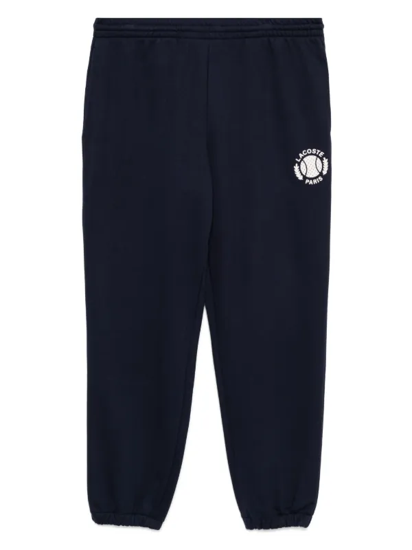 Lacoste tennis-print Pants Blue FARFETCH