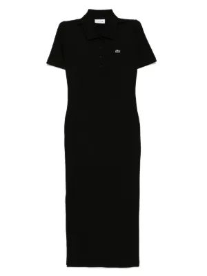lacoste t shirt dress women LACOSTE USA Women's Cotton Pleated T-Shirt Dress