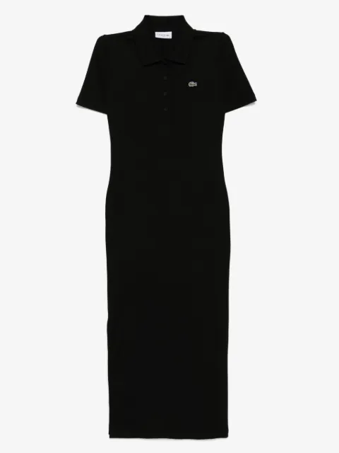 Lacoste cotton ribbed dress
