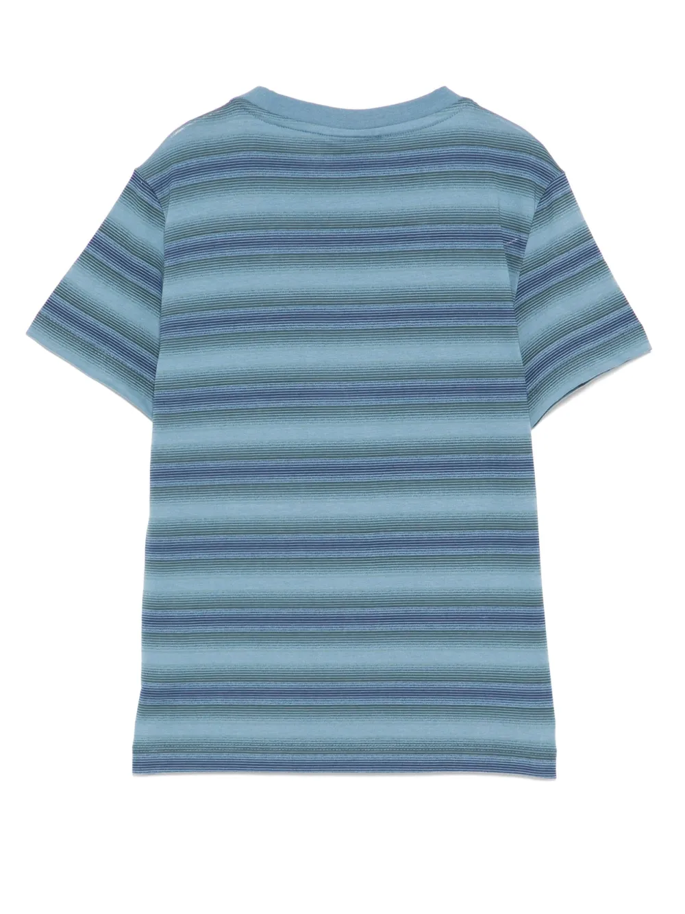 Lacoste Gestreept T-shirt Blauw