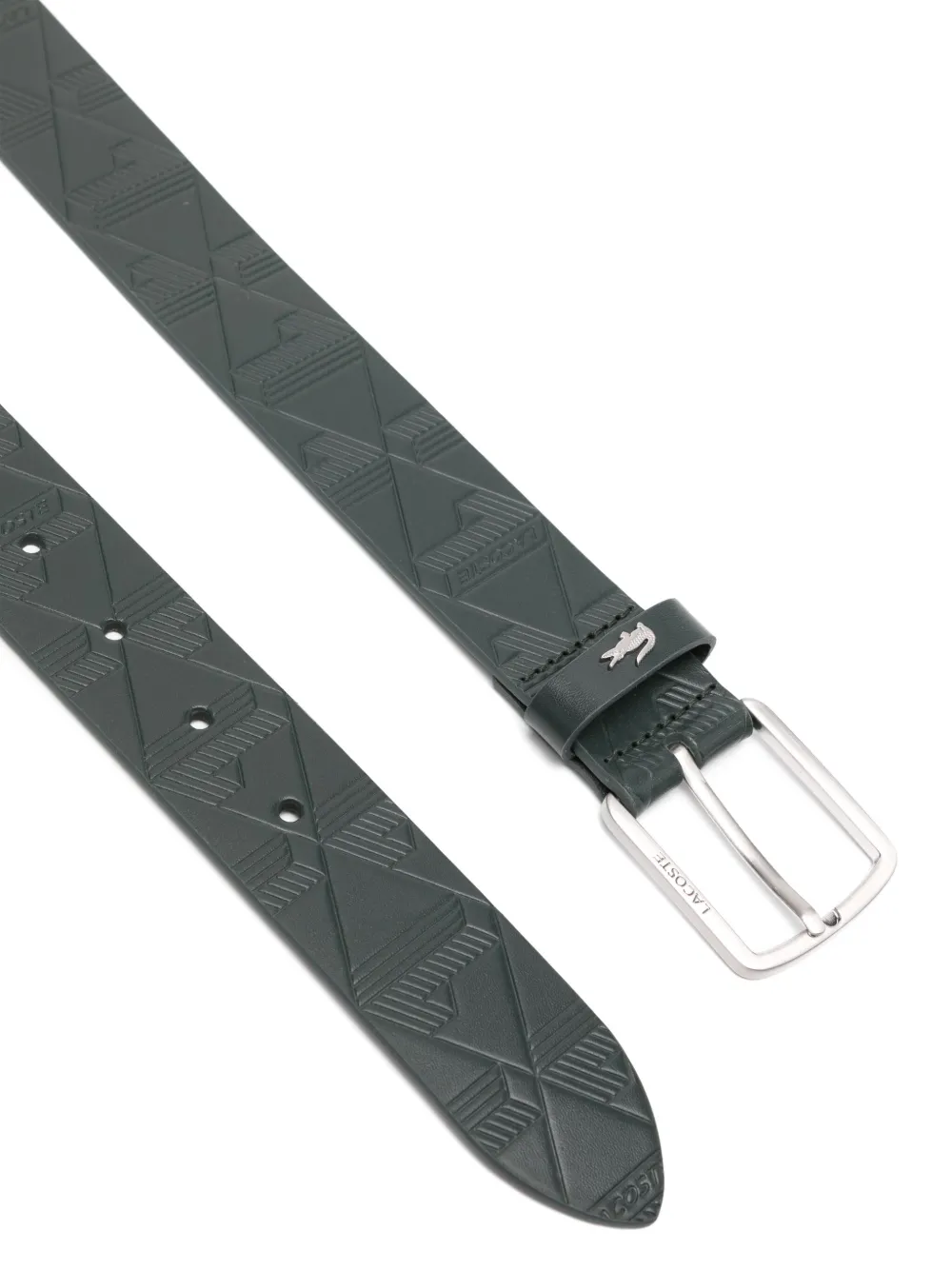 Lacoste Riem met monogram - Groen