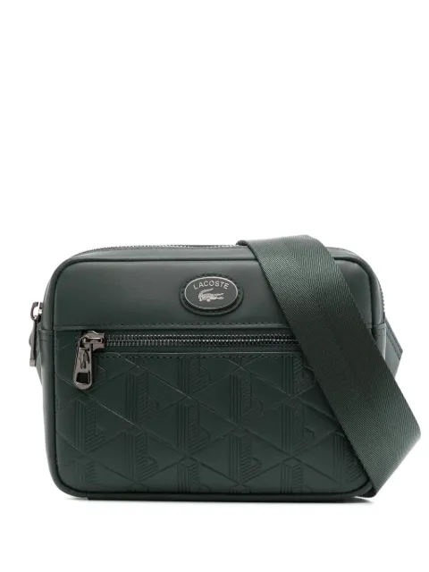 Lacoste monogram reporter bag