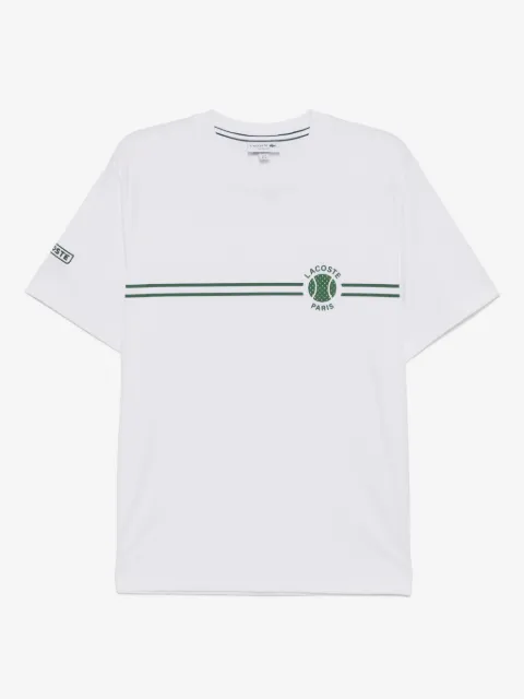 Lacoste printed embroidered T-shirt