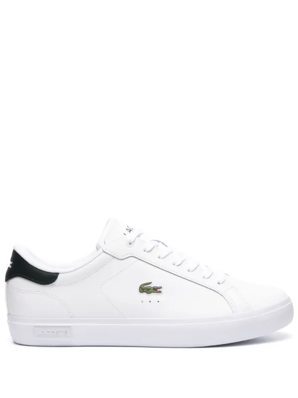 国内発☆関税込【LACOSTE】Powercourt レザー スニーカー Lacoste Powercourt レザースニーカー | ホワイト | FARFETCH JP