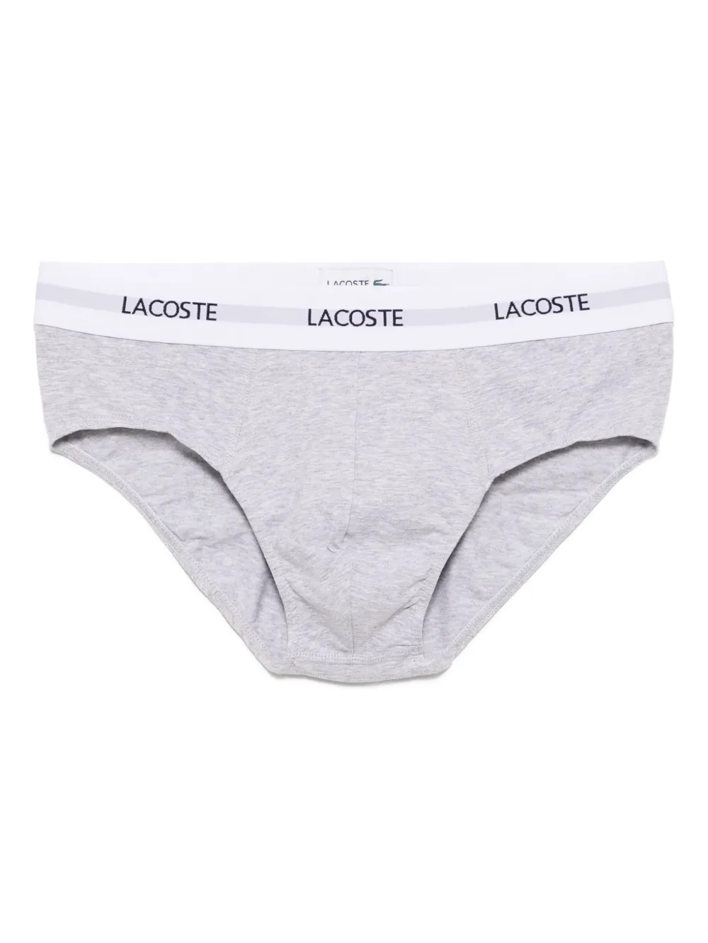 Lacoste Drie boxershorts met logoband Zwart