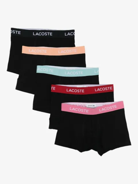 Lacoste logo-print boxers (set of five)