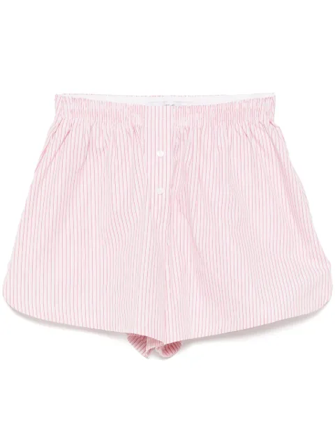 Lacoste striped poplin shorts