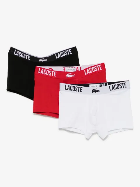 Lacoste logo-waistband boxers (pack of three)
