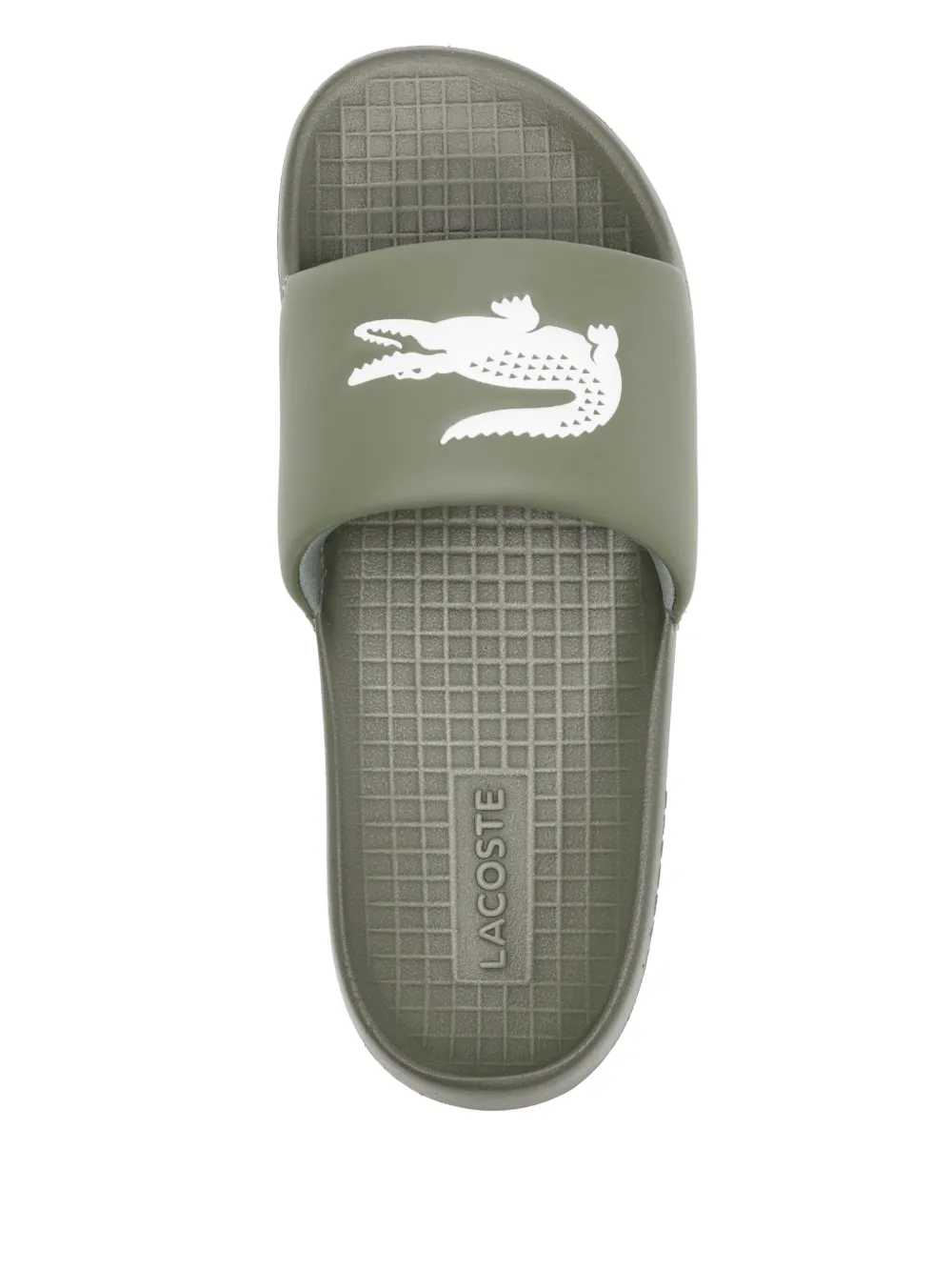 Lacoste Serve 1.0 badslippers Groen