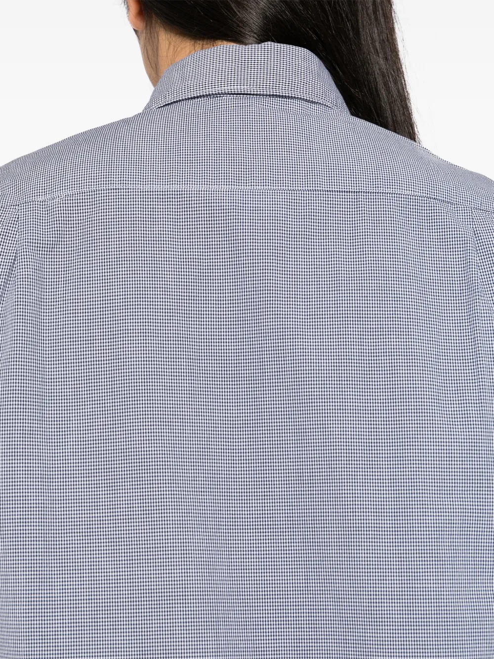 Lacoste Geruit overhemd Zwart
