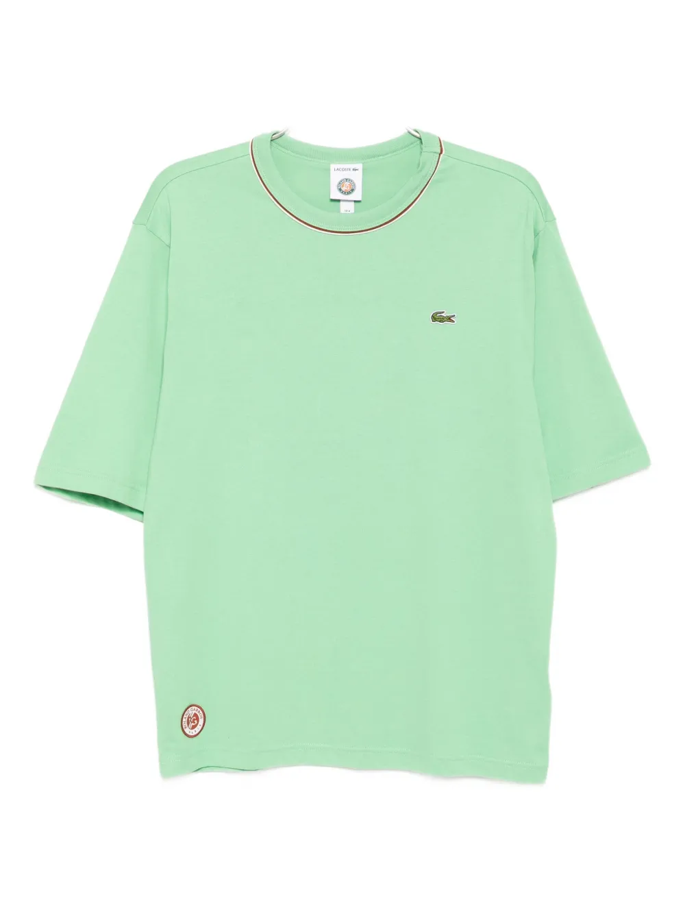 Lacoste Roland-Garros edition jersey T-Shirt | Green | Image 1