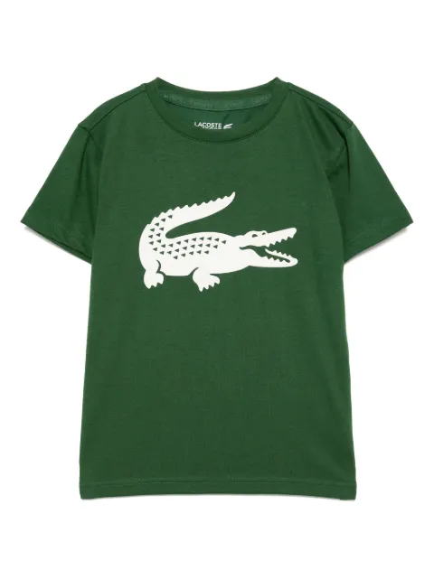 Lacoste crocodile-print T-shirt