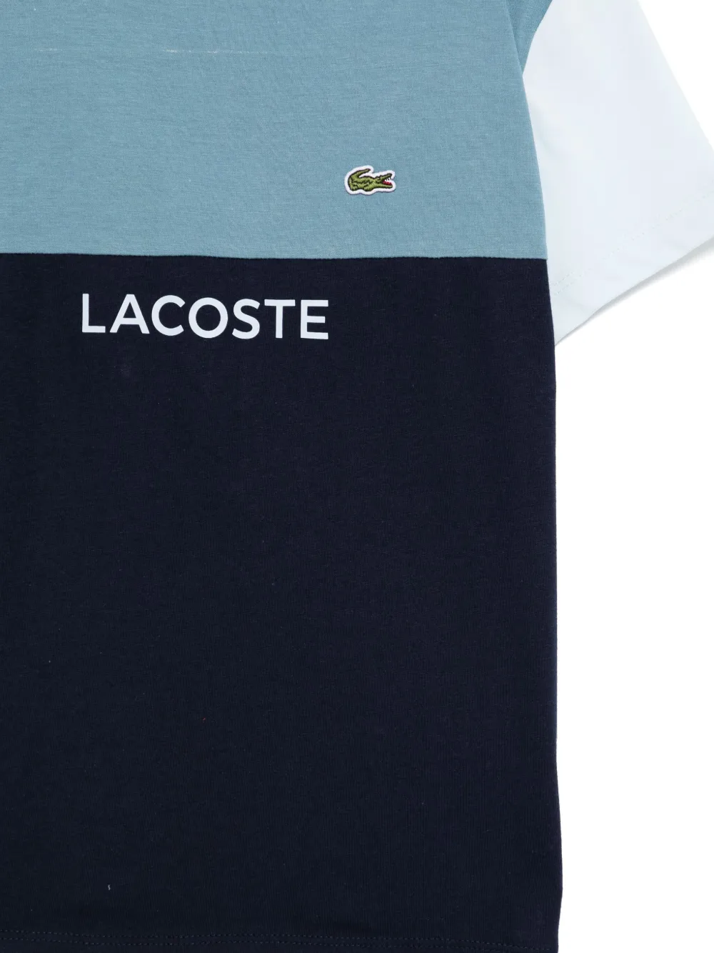 Lacoste Katoenen T-shirt Blauw