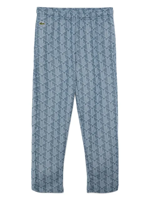 Lacoste printed casual trousers