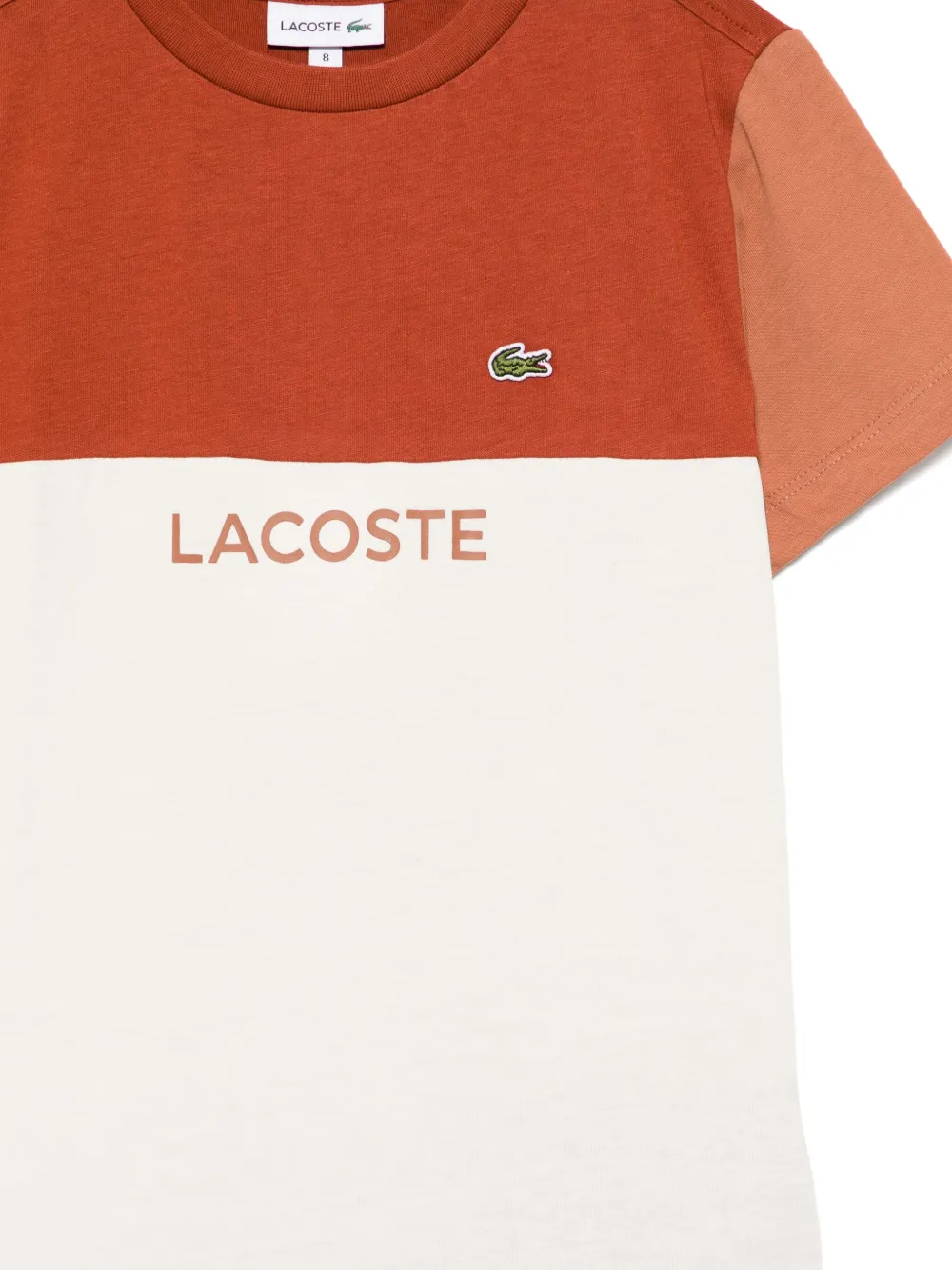 Lacoste Katoenen T-shirt Bruin