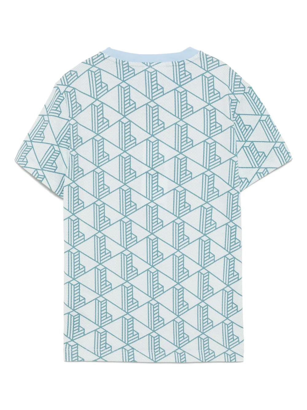 Lacoste Kids Katoenen T-shirt Blauw