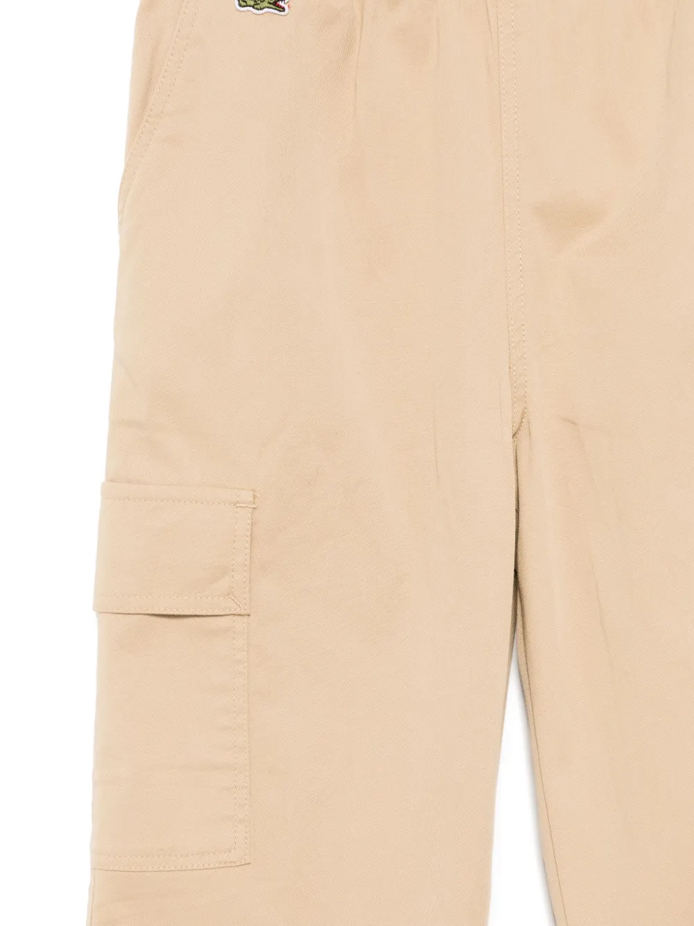 Lacoste Lightweight Cotton Gabardine Cargo pants Beige