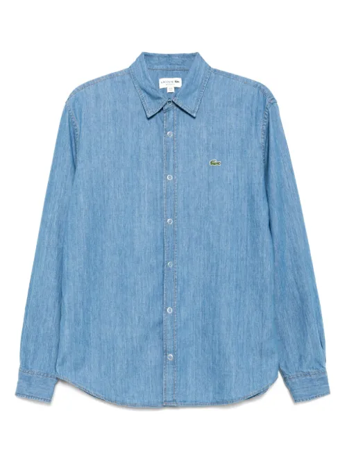 Lacoste denim shirt - Bleu - Lacoste - Modalova