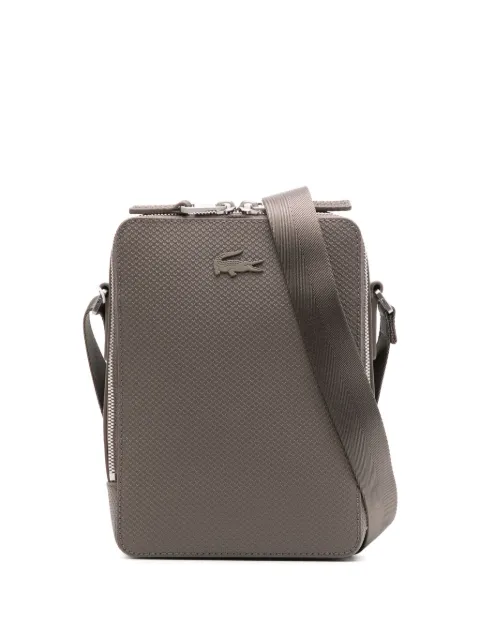 Lacoste sacoche Chantaco en cuir piqué