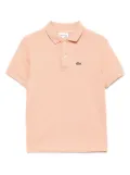 Lacoste logo-patch polo shirt - Neutrals