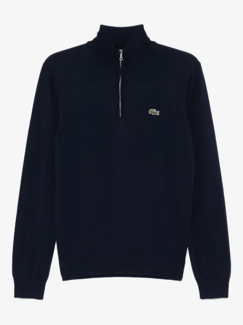 Lacoste High Zipped Neck Plain sweater