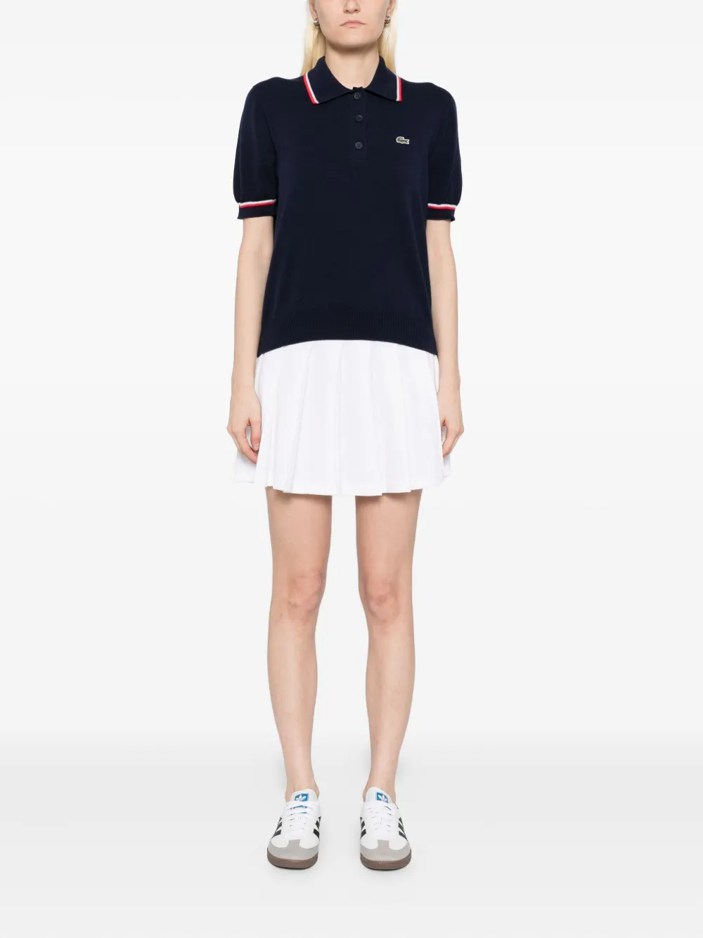 Lacoste 3D poloshirt - Blauw