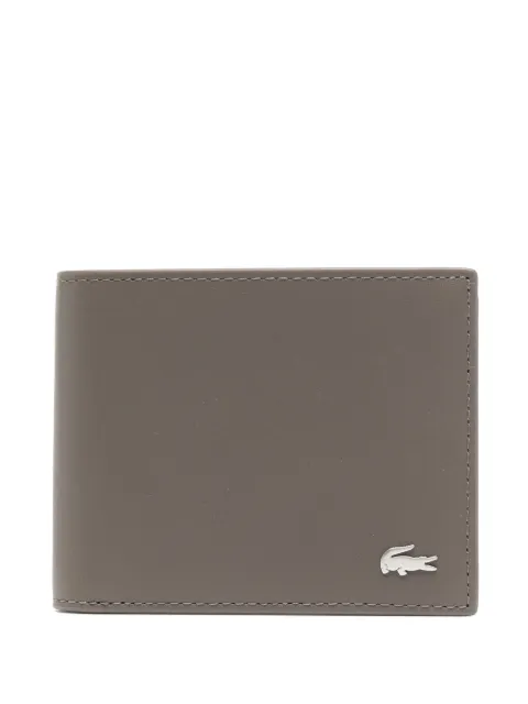 Lacoste embossed leather bi-fold wallet