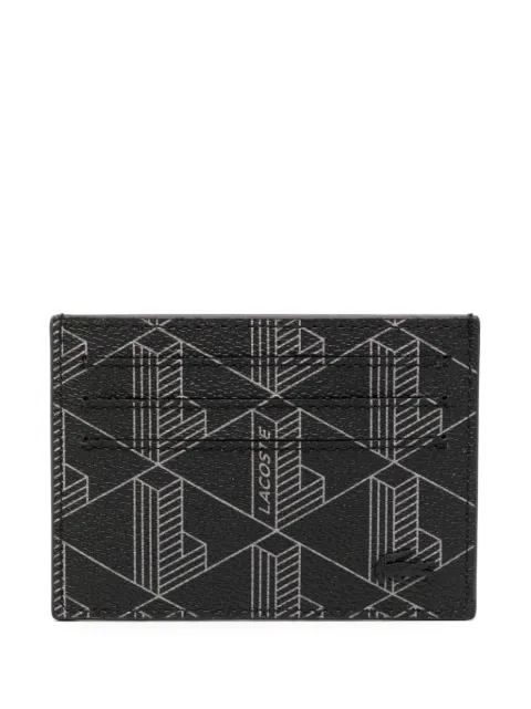Lacoste tarjetero con monograma
