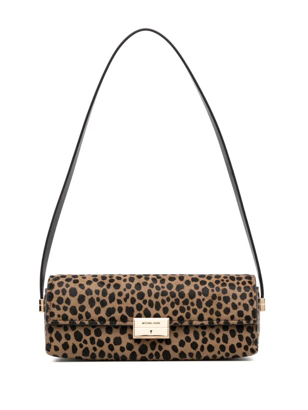 Michael Kors レオパード ショルダーバッグ - ブラウン Michael Kors レオパード ショルダーバッグ - ブラウン