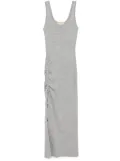 Michael Kors ruched scoop-neck dress - Grey