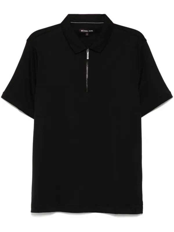 Michael Kors Sleek Polo Shirt Black FARFETCH GE