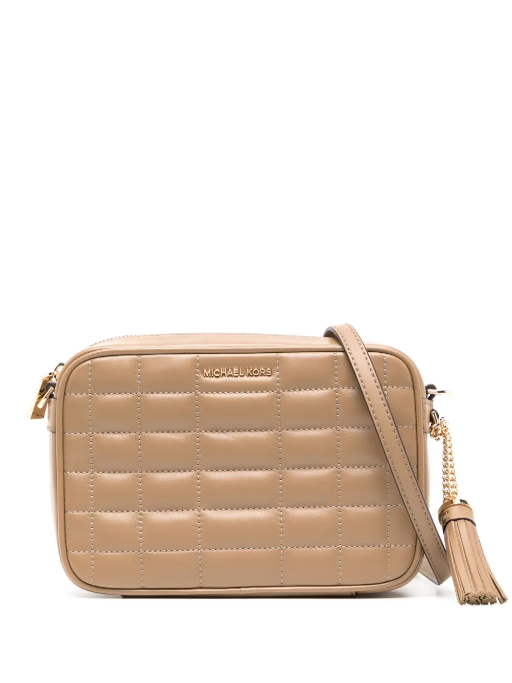 Michael Kors レザー ショルダーバッグ - ニュートラル Michael Kors レザー ショルダーバッグ - ニュートラル