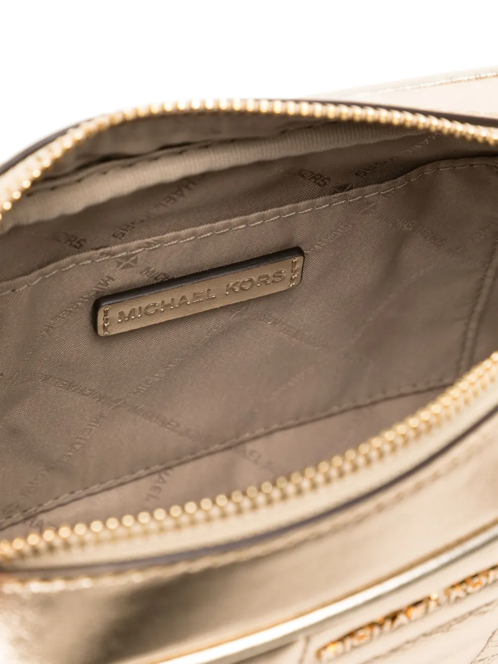 Michael Kors Jet Set crossbodytas Goud