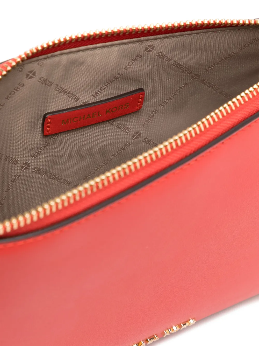 Michael Kors Leren schoudertas Rood