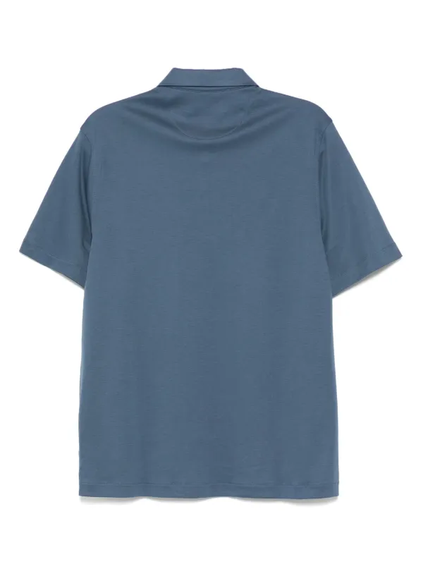 Michael Kors Sleek Polo Shirt Blue FARFETCH JO