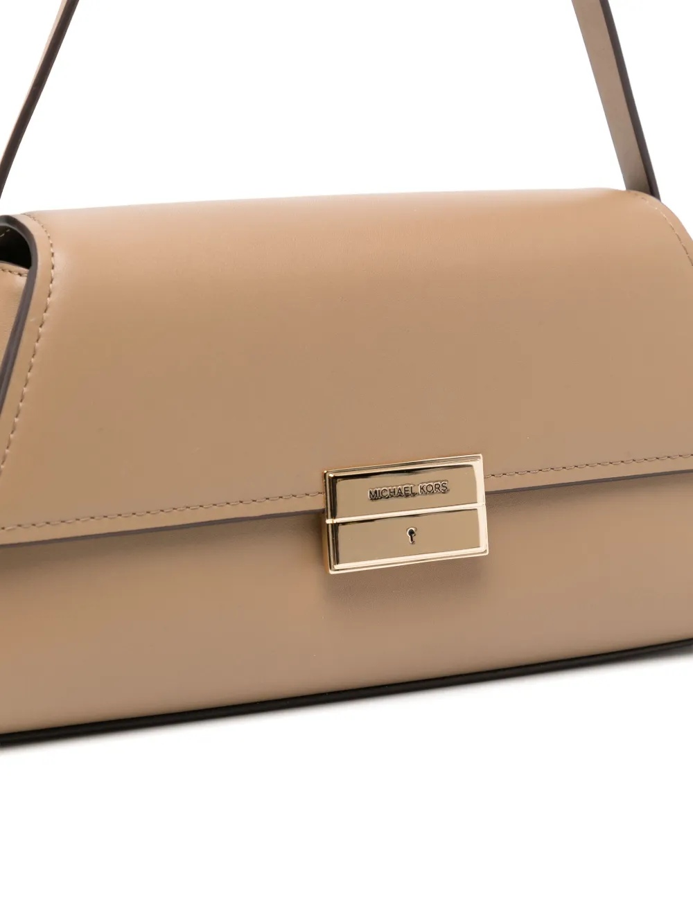Michael Kors Leren schoudertas Bruin