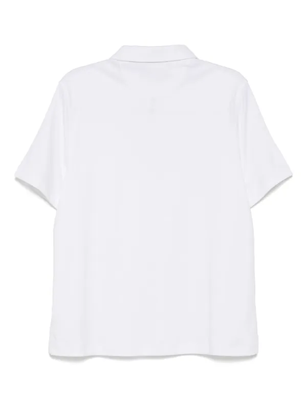 Michael Kors Sleek Polo Shirt White FARFETCH IN