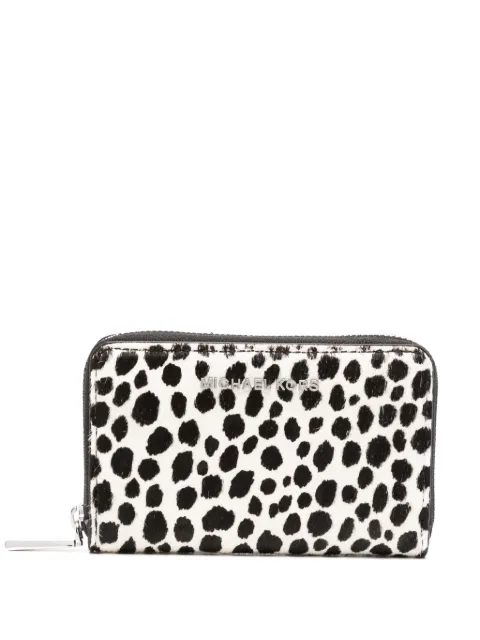Michael Kors cartera con estampado de leopardo
