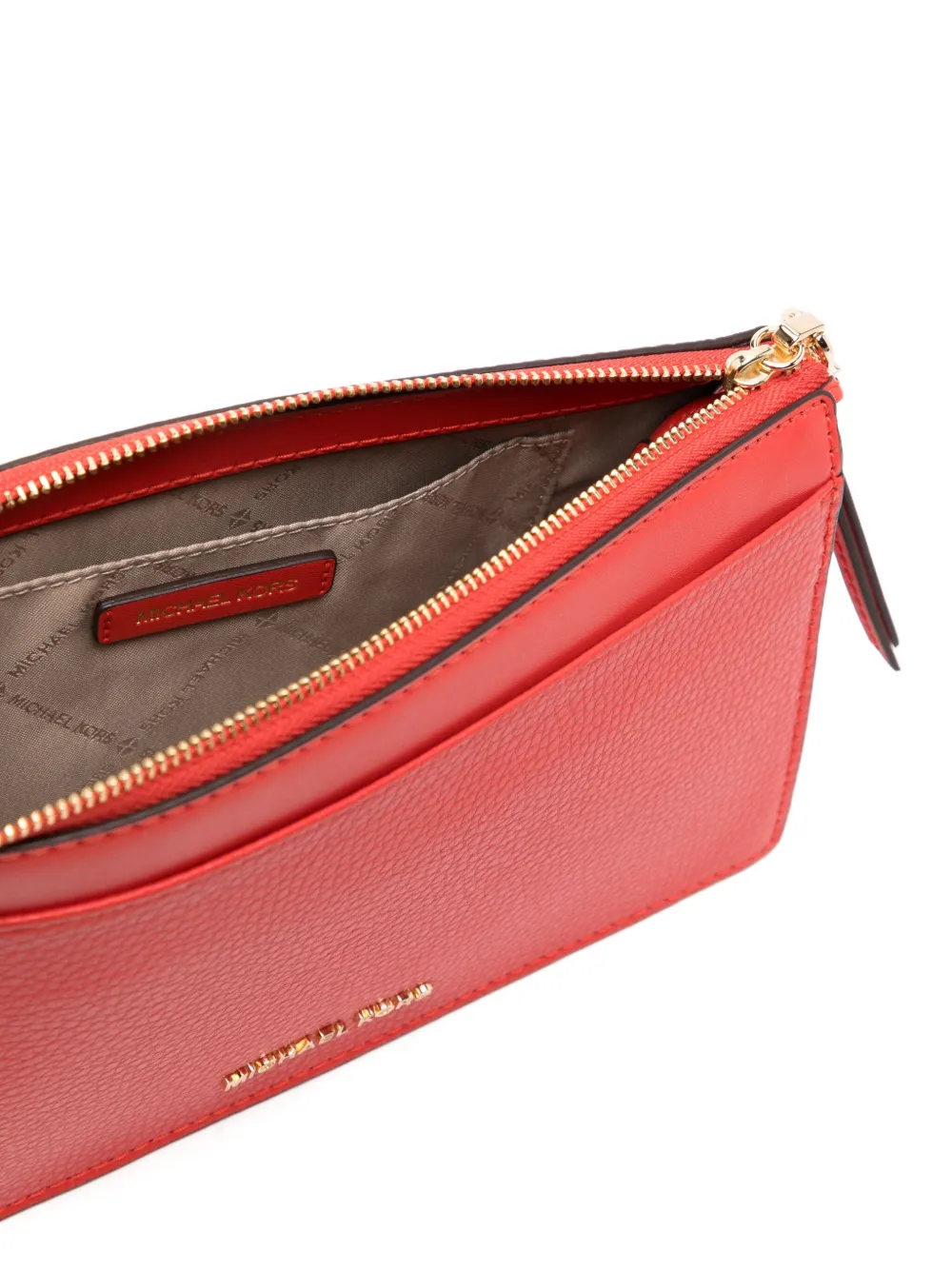 Michael Kors Leren schoudertas Rood