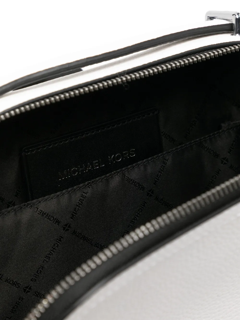 Michael Kors Logo-stud Messenger Bag In White