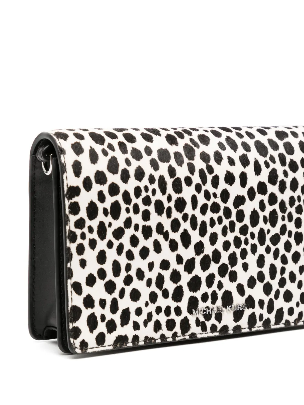 Michael Kors Leopard-print Crossbody Bag In Neutrals