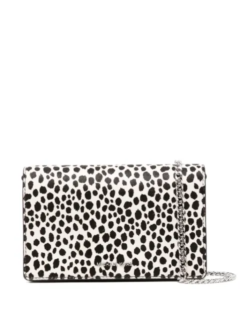 Michael Kors bolsa crossbody con estampado de leopardo