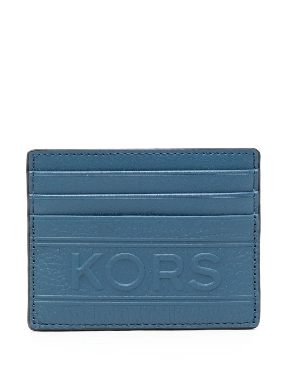 logo-embossed cardholder