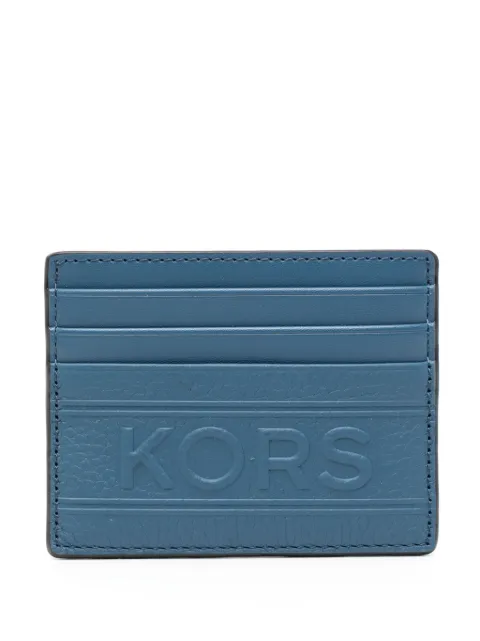 Michael Kors logo-embossed cardholder