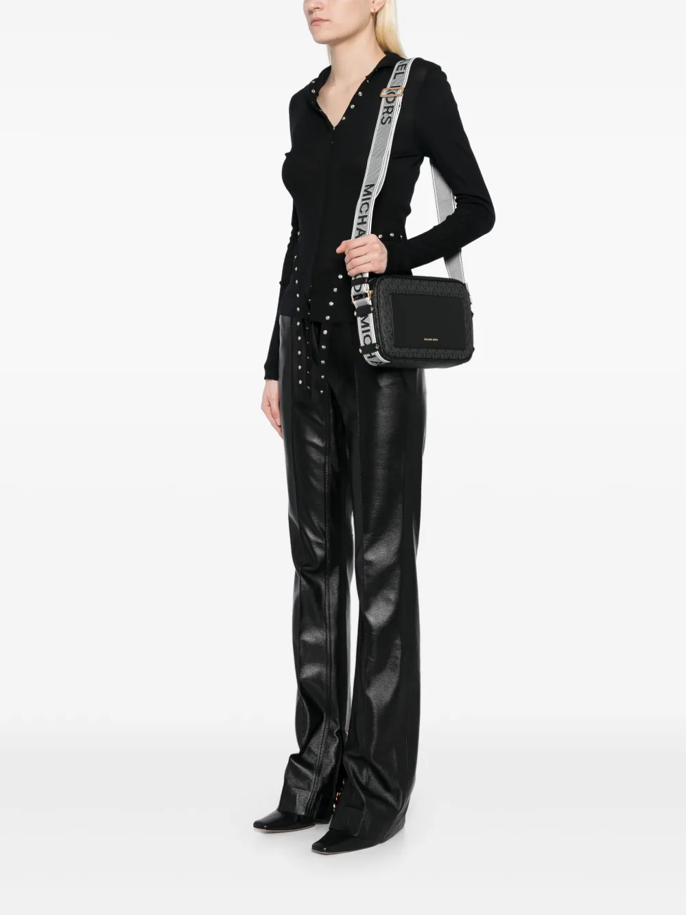 Michael Kors Maeve grote crossbodytas Zwart