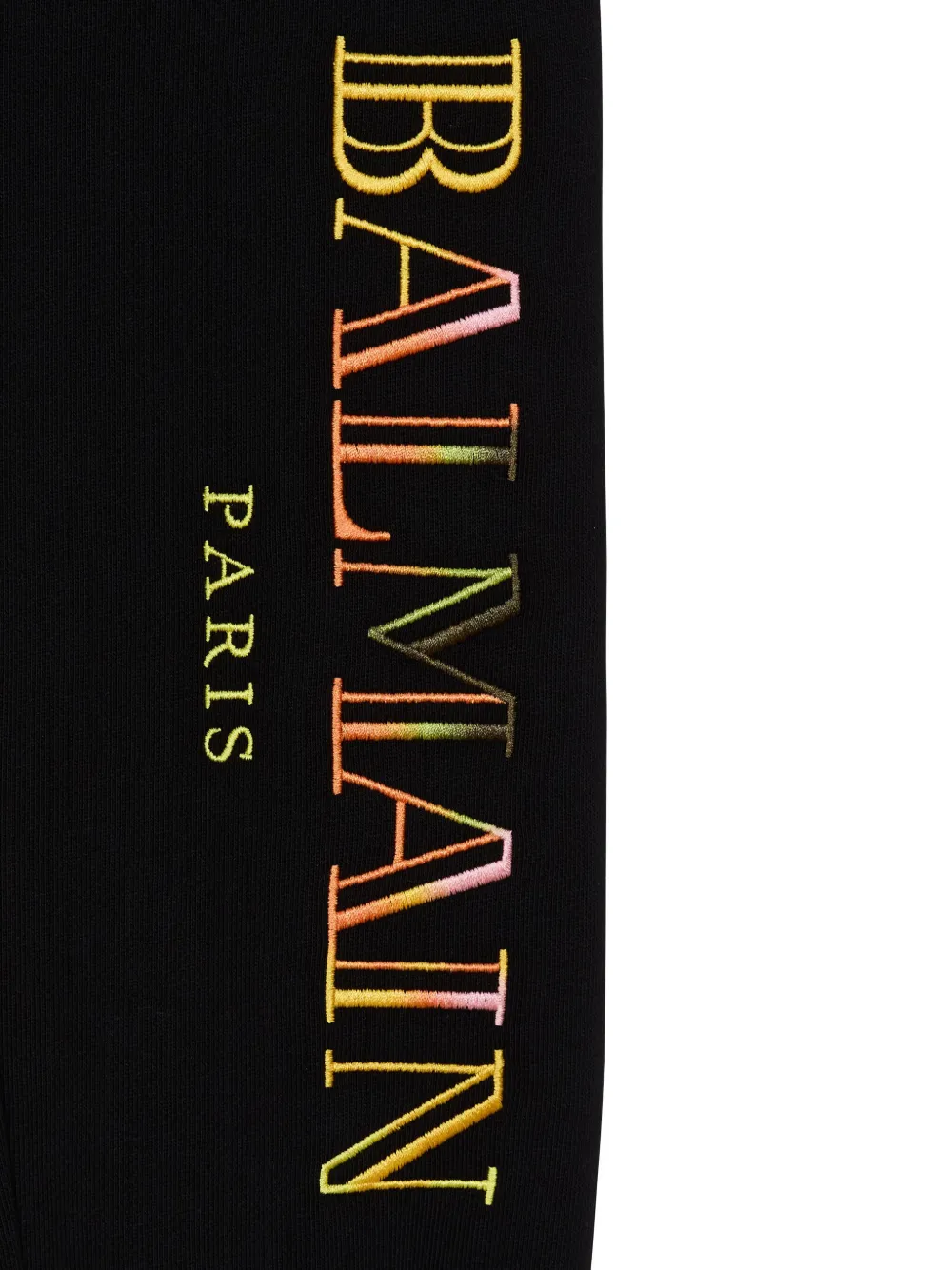 BALMAIN LOGO-EMBROIDERED TRACK PANTS