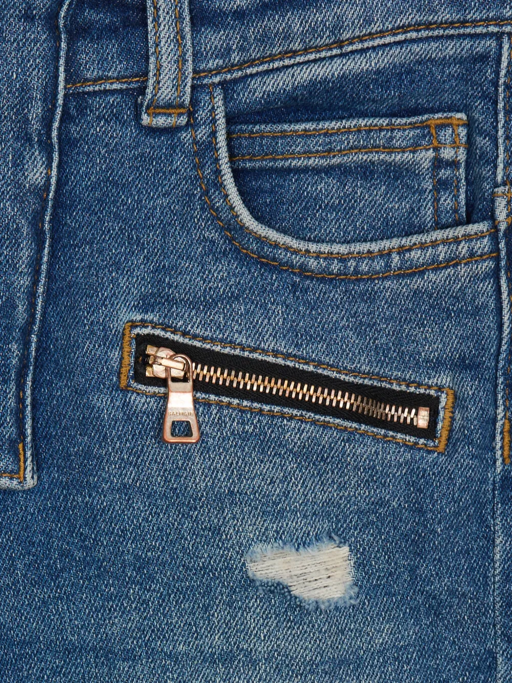 BALMAIN BIKER JEANS